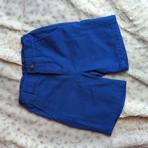 Janie and Jack 18-24 month blue twill shorts
